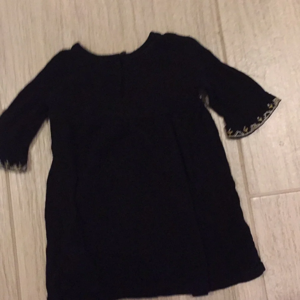 ✮FREE✮ 🌾Boho Old navy 18-24m black embroidered dress